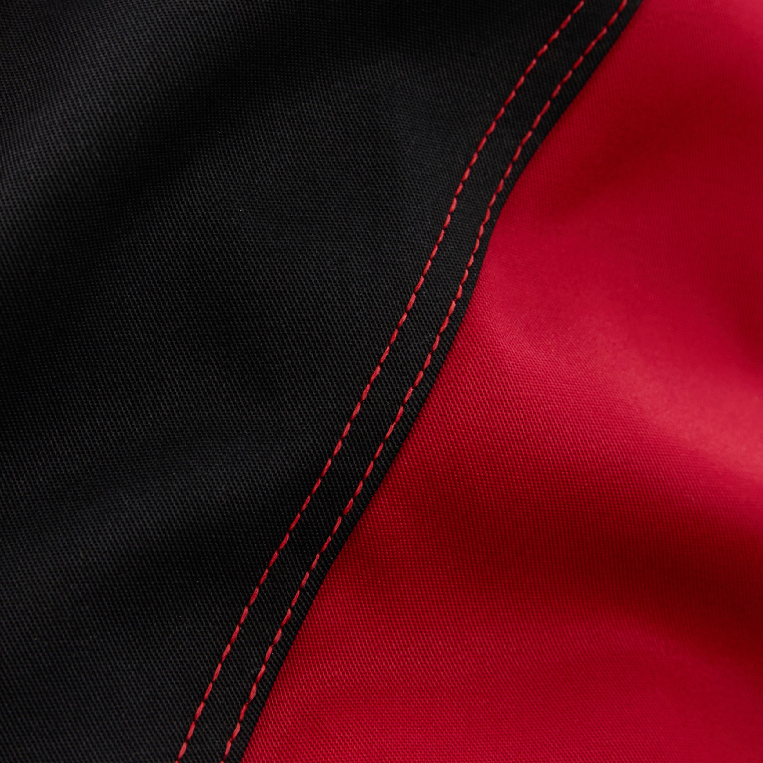 close up of polycotton fabric