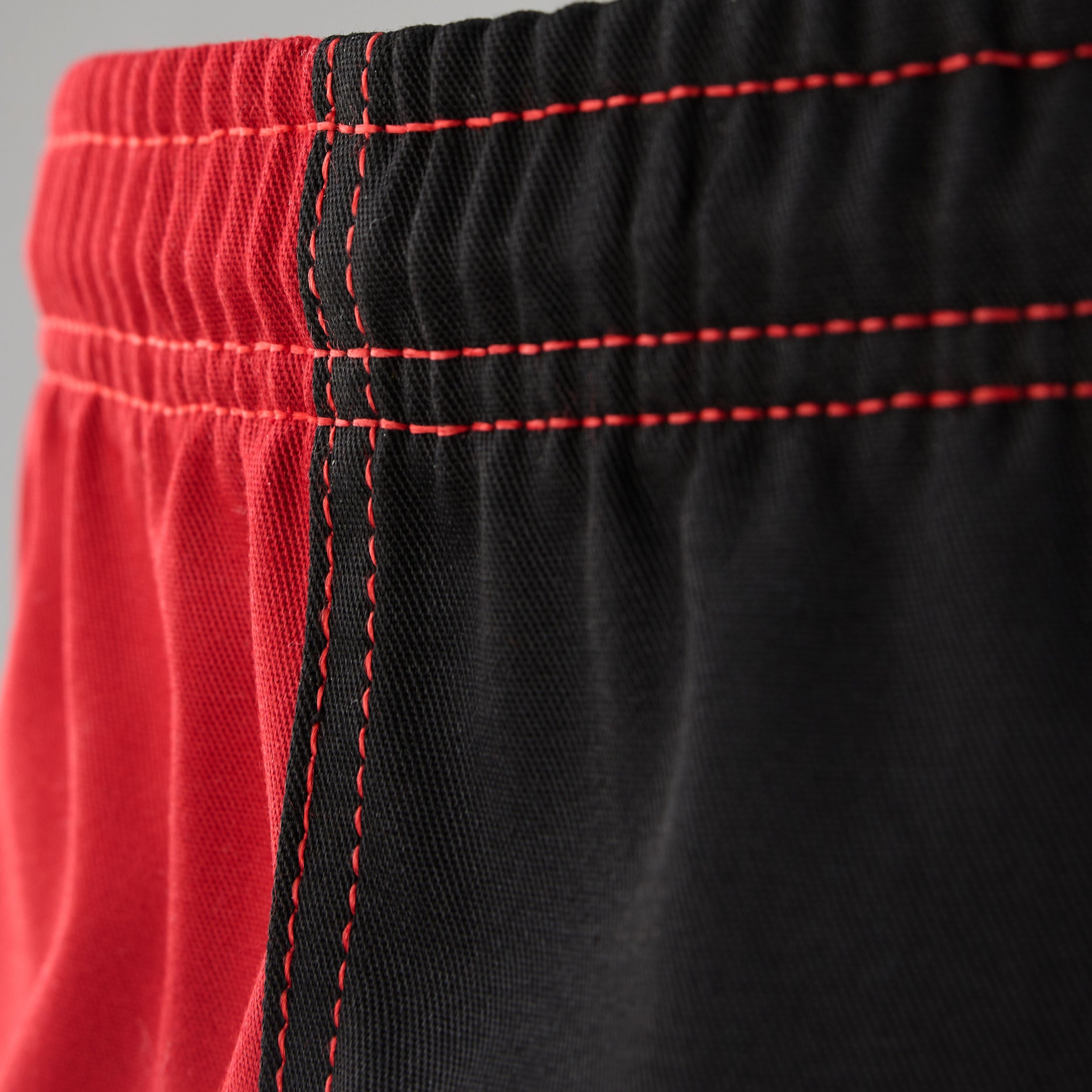 closeup of polycotton fabric