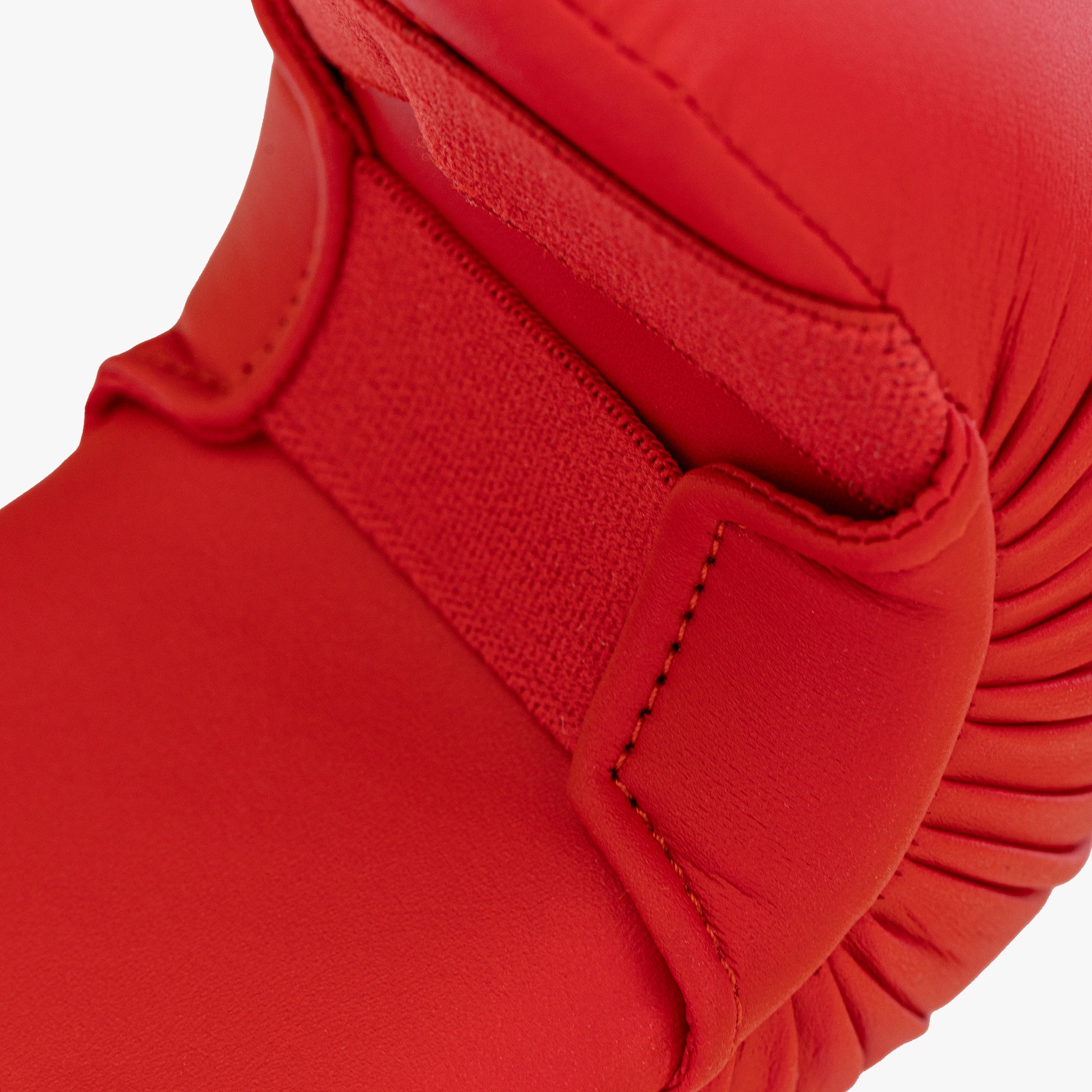 close up of glove details