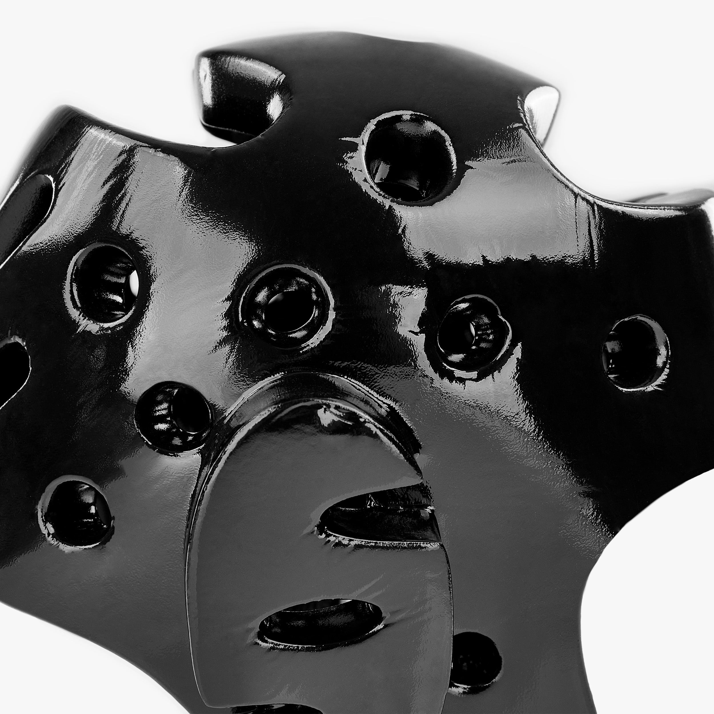 image of ventilation holes on helmet