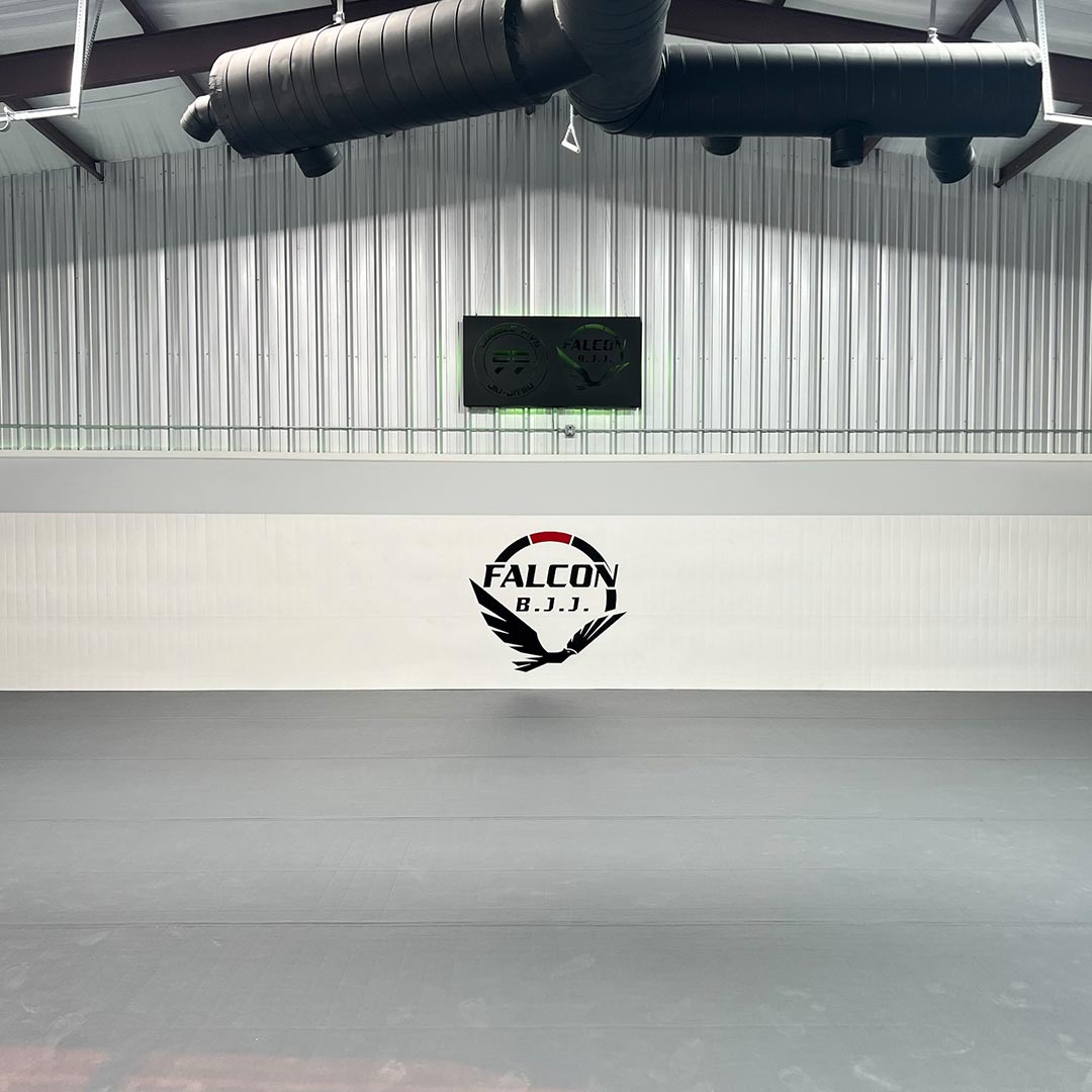 gym with wall pads