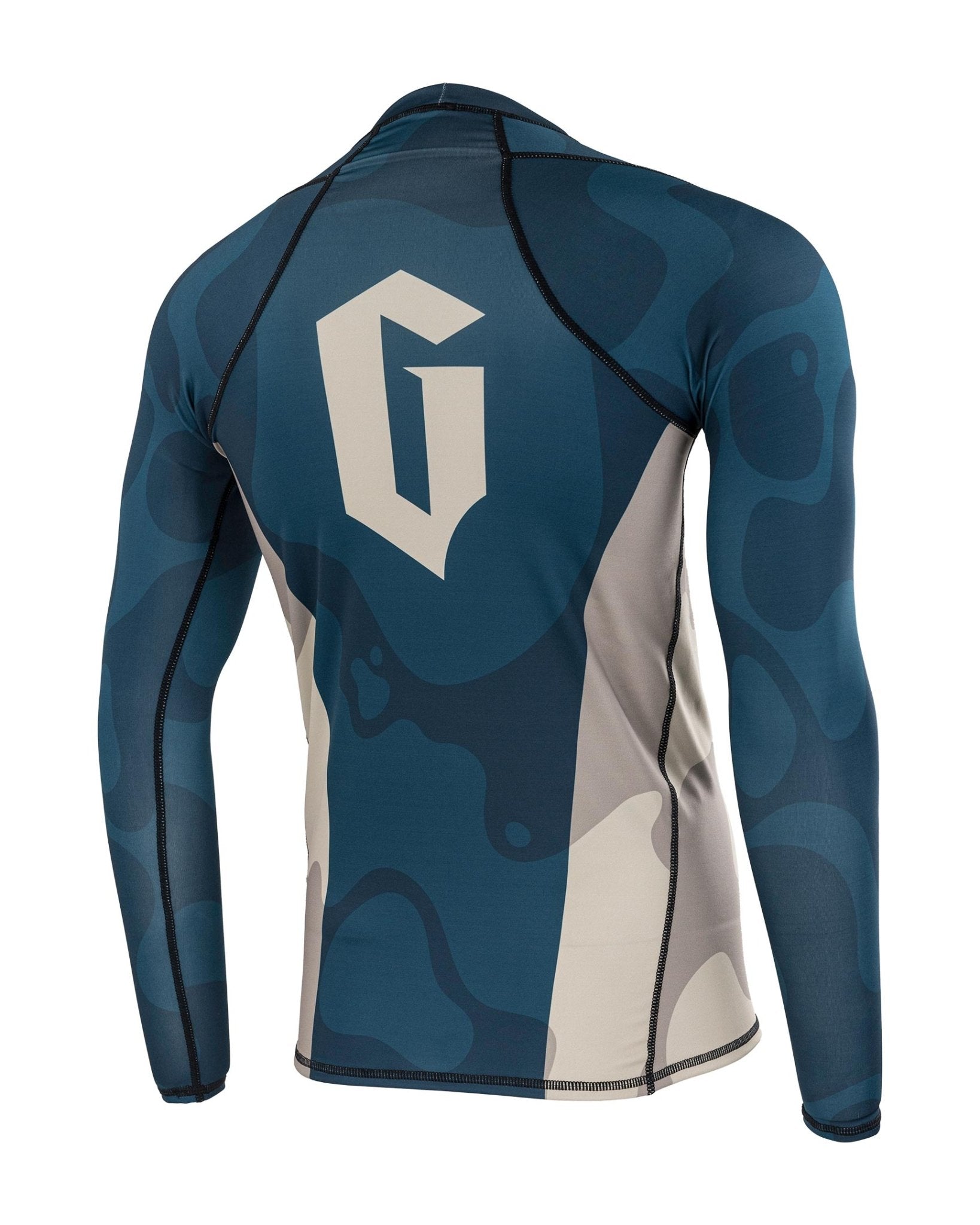 Gameness Men's Long Sleeved Meeting Of The Waters Rash Guard gameness-mens-long-sleeved-meeting-of-the-waters-rashguard-527615