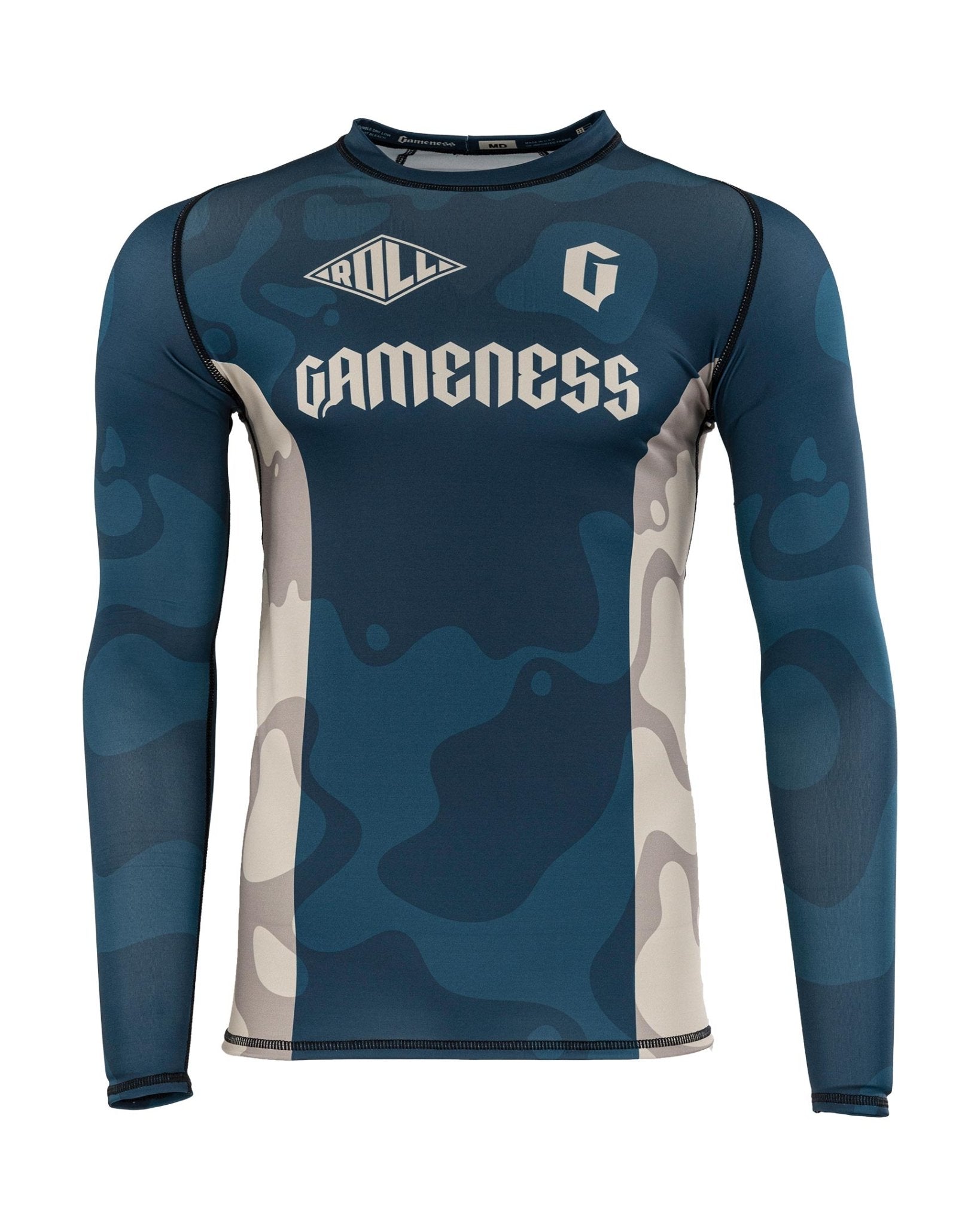 Gameness Men's Long Sleeved Meeting Of The Waters Rash Guard gameness-mens-long-sleeved-meeting-of-the-waters-rashguard-547582