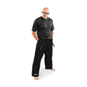 10 oz. Middleweight Brushed Cotton Elastic Waist Pants - Black 10-oz-middleweight-brushed-cotton-elastic-waist-pants-162737