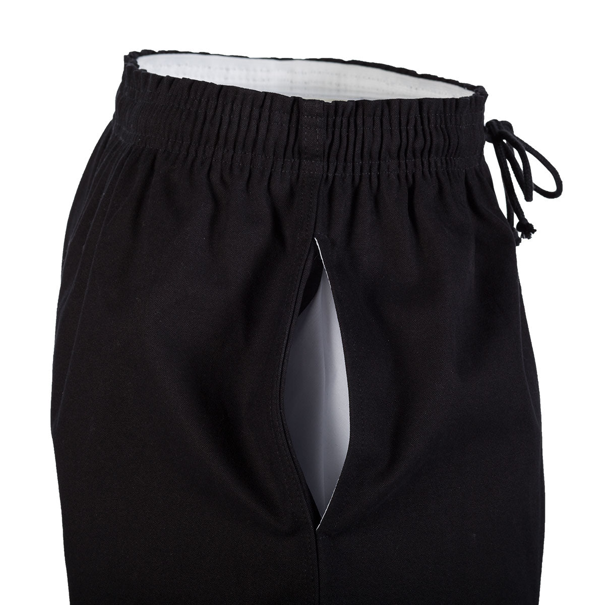 10 oz. Middleweight Brushed Cotton Elastic Waist Pants - Black 10-oz-middleweight-brushed-cotton-elastic-waist-pants-277088