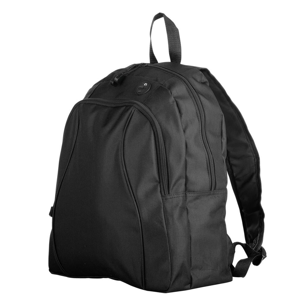 black backpack with leather straps century 21 Century Backpack