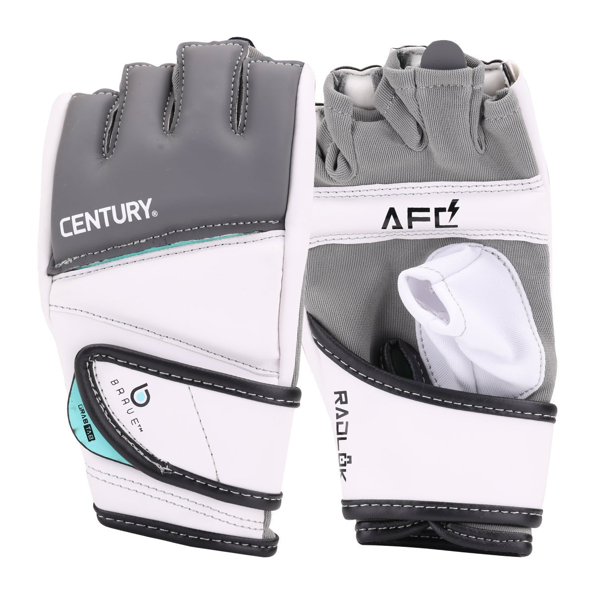 Brave Women's Grip Bar Bag Gloves - White/Teal brave-womens-grip-bar-bag-gloves-140641