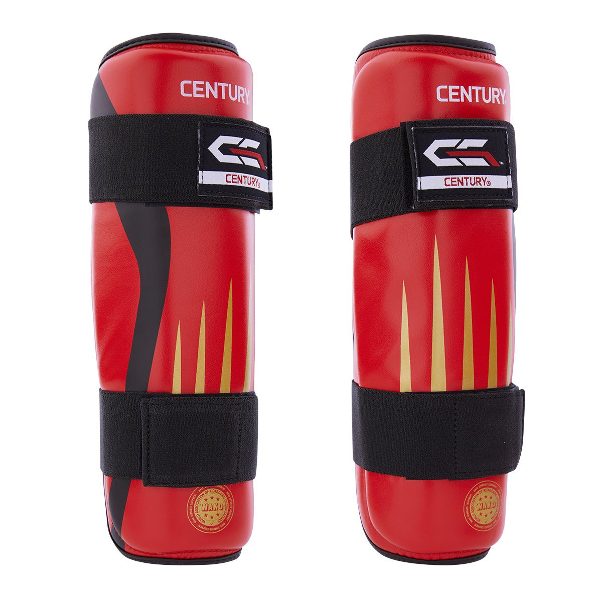 C Gear Integrity Shin Guards Red Gold
