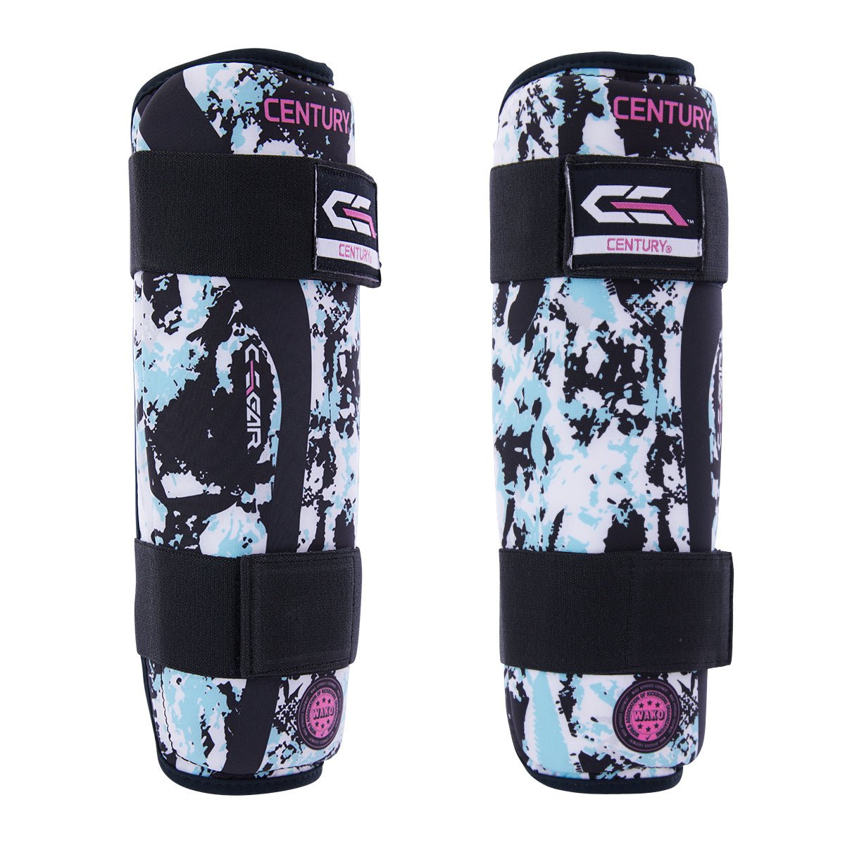 C-Gear Sport Respect Shin Guards White Teal