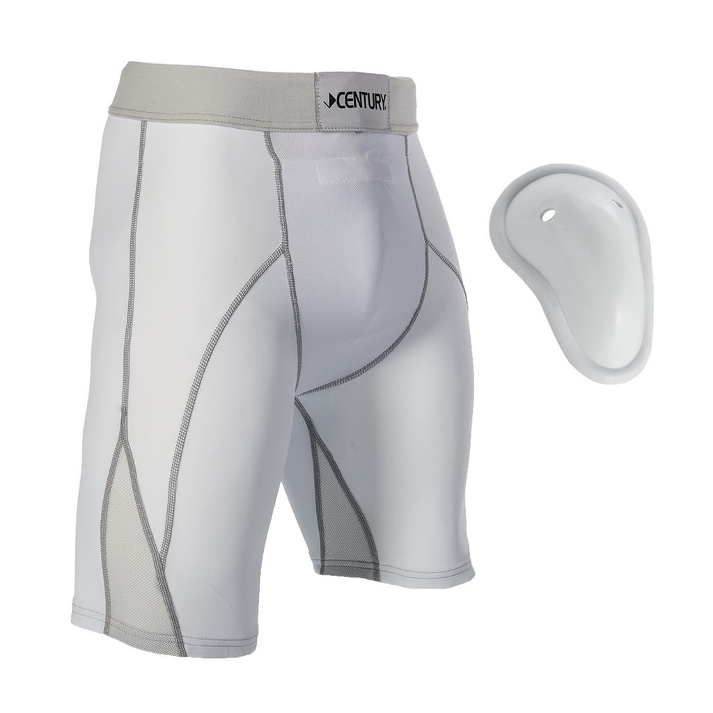 Shock Doctor Boy's Compression Short with Cup Pocket, Small, White :  : Clothing, Shoes & Accessories