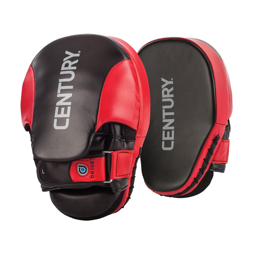 Drive Curved Punch Mitts - Pair Red Black