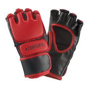 Open Palm Gloves Red Black