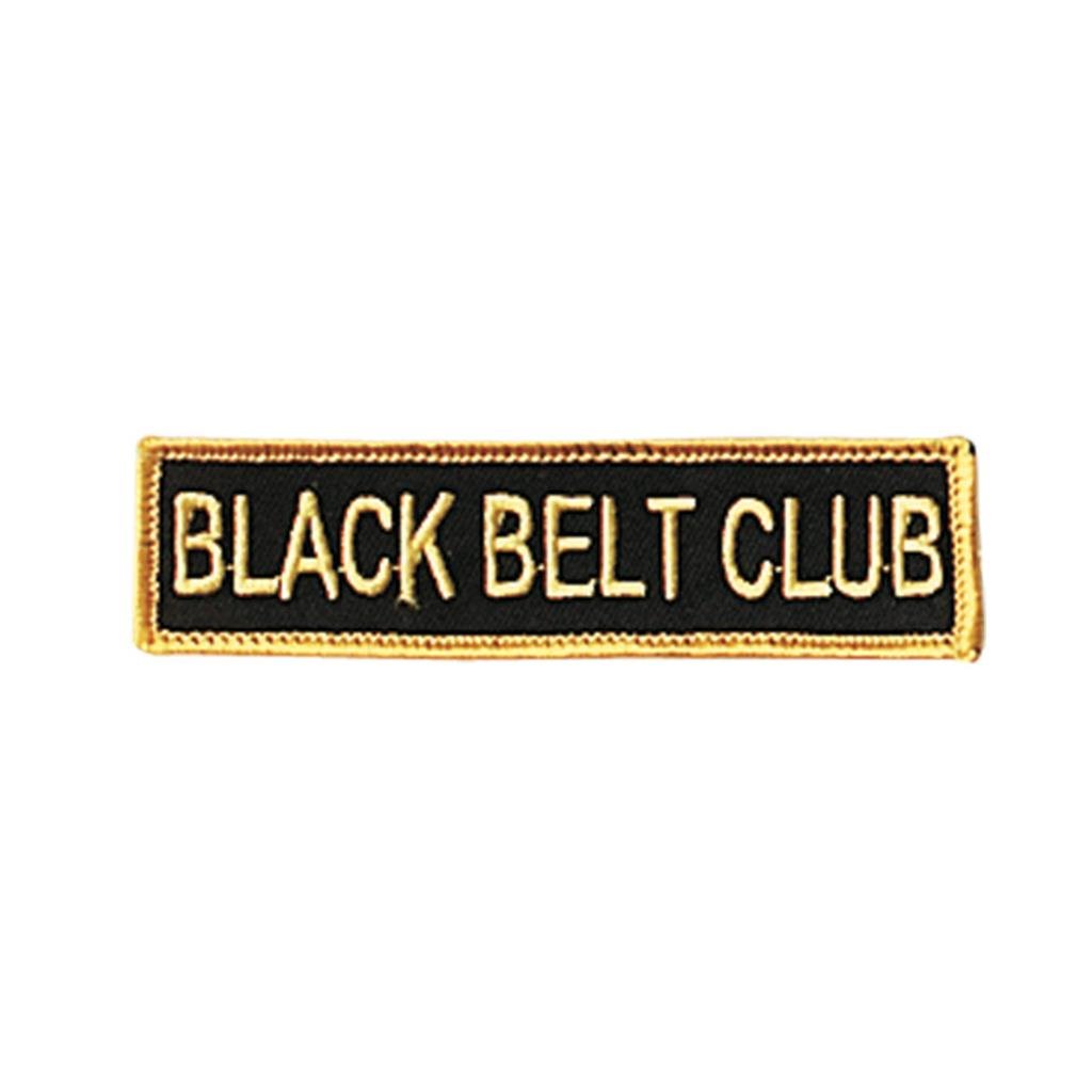 Iron-On Rank Patch - Black Belt Club