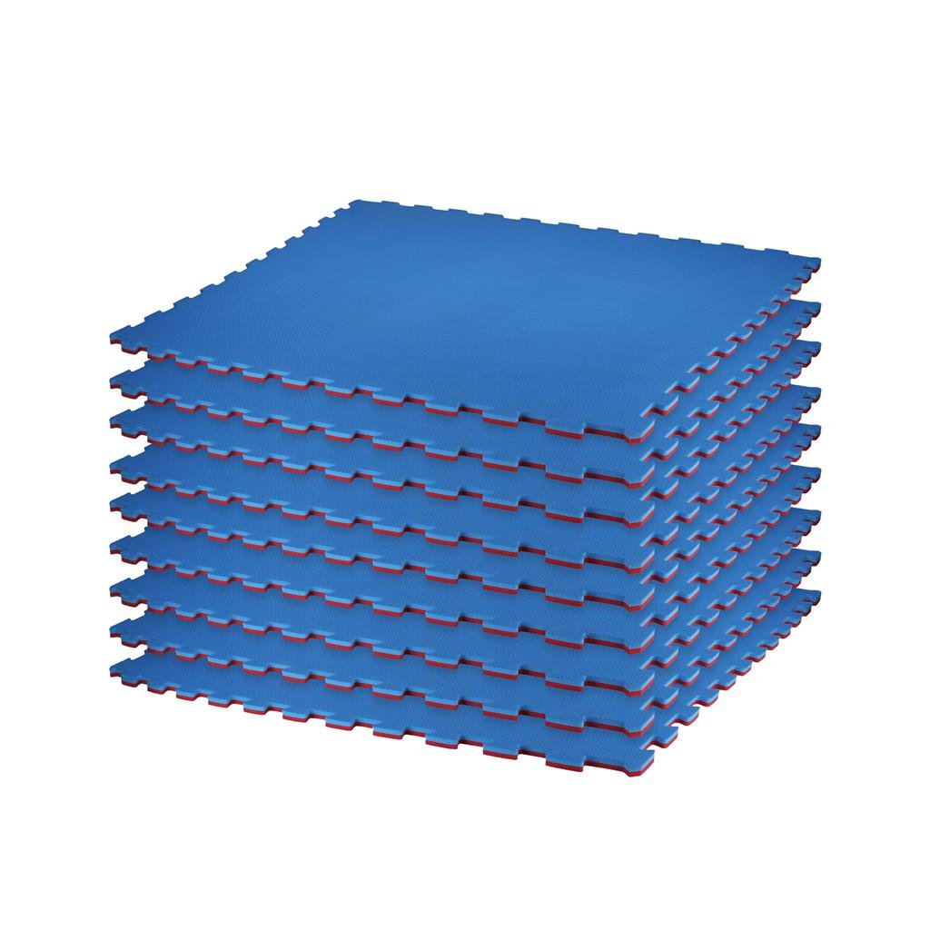 Reversible 2 Color 3/4" Thick Puzzle Sport Mat - Blue/Cardinal reversible-2-color-34-thick-puzzle-sport-mat-bluecardinal-272129