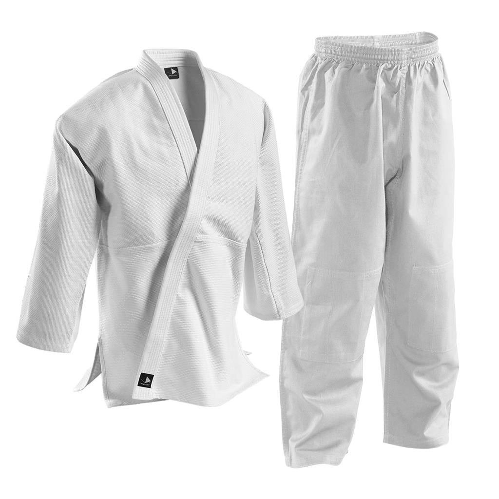 Single-Weave Student Judo Gi - Elastic Pants White
