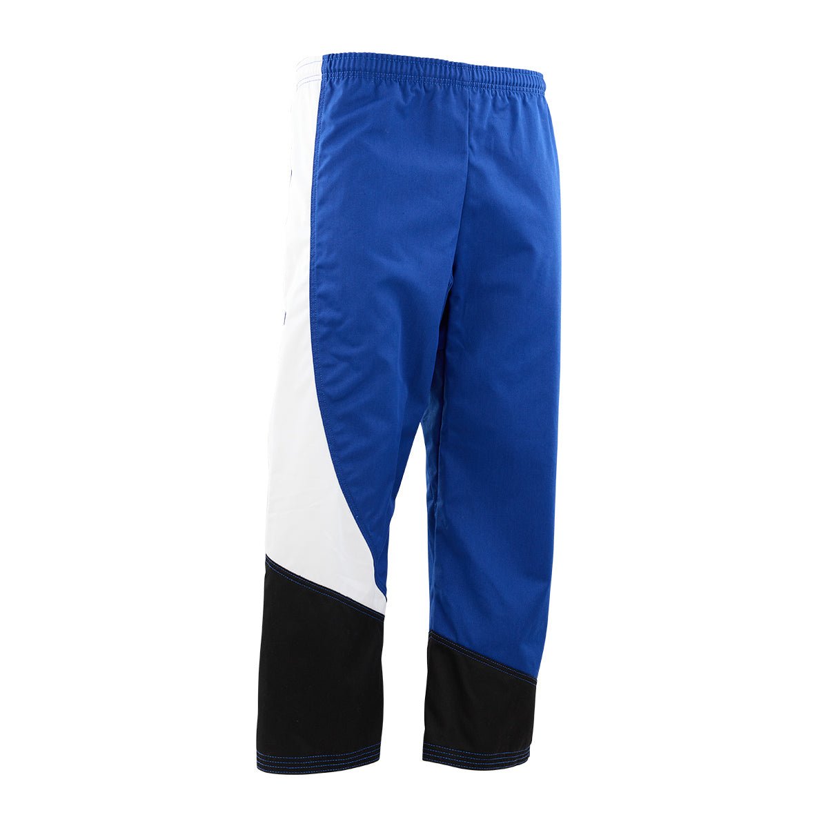 Tri-Color Diagonal Program Uniform Pants Black Blue White
