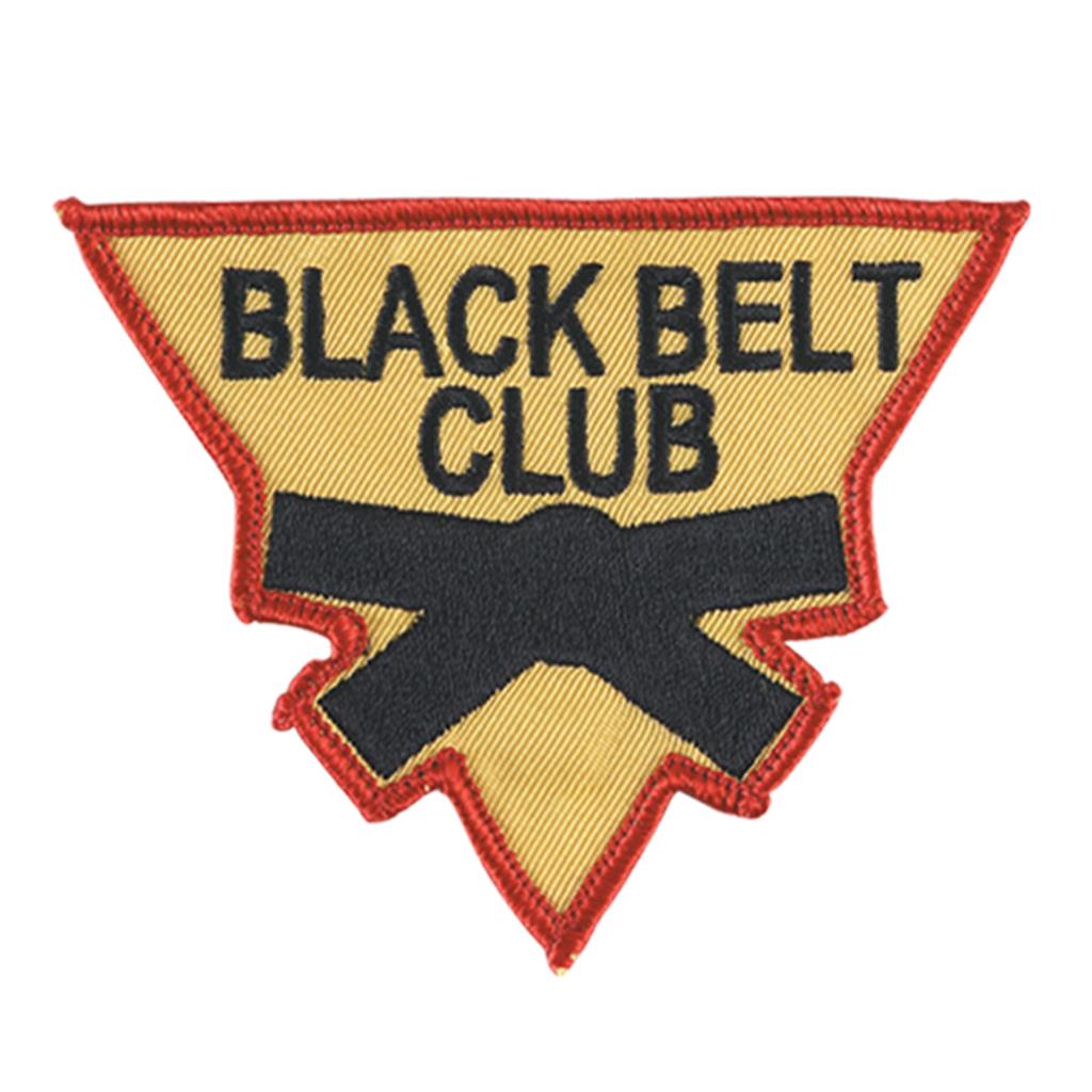 Sewn-In Triangle Patch - Black Belt Club