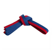 Two-Tone Single-Wrap Belts Red Blue