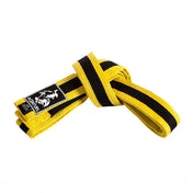 Youth Jiu-Jitsu Striped Belt Yellow Black