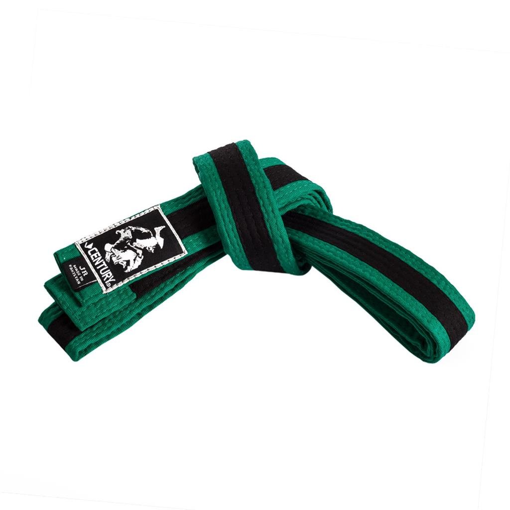 Youth Jiu-Jitsu Striped Belt Green Black