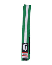 Gameness Youth Striped Pro Series Belt Green White