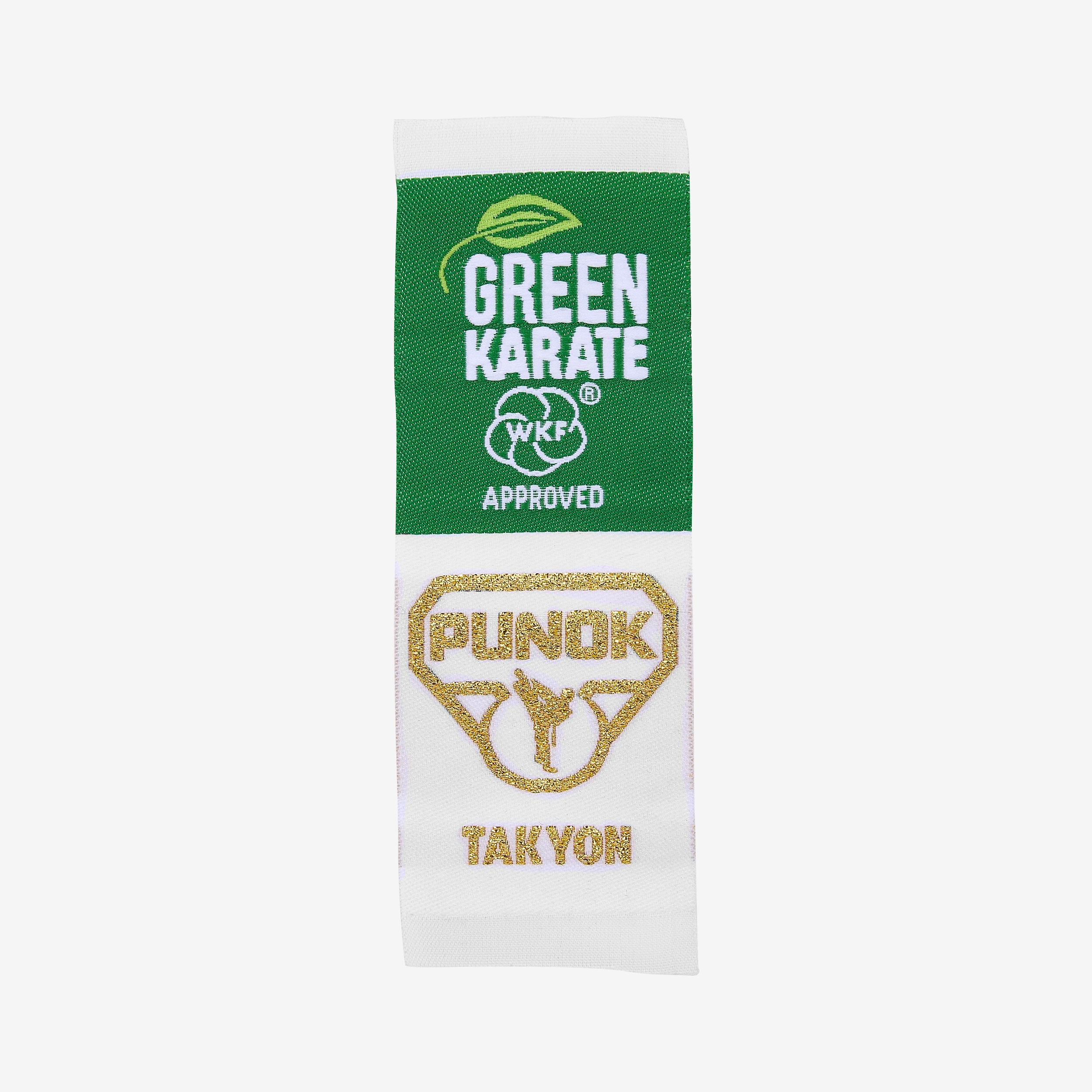 green karate label