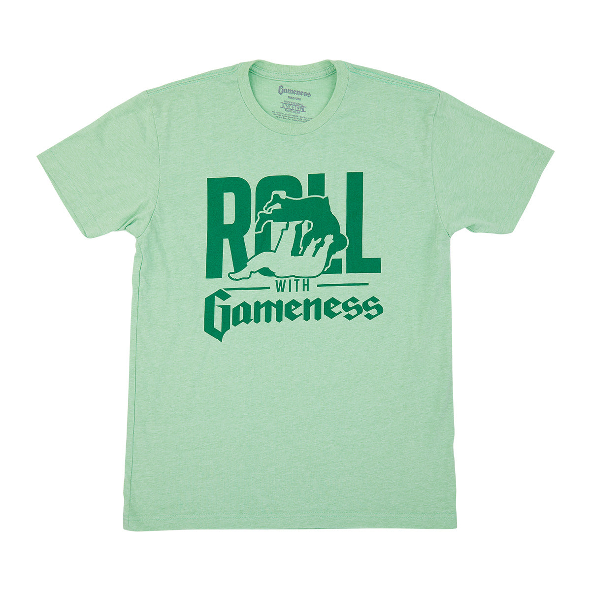 Roll with Gameness Tee Green