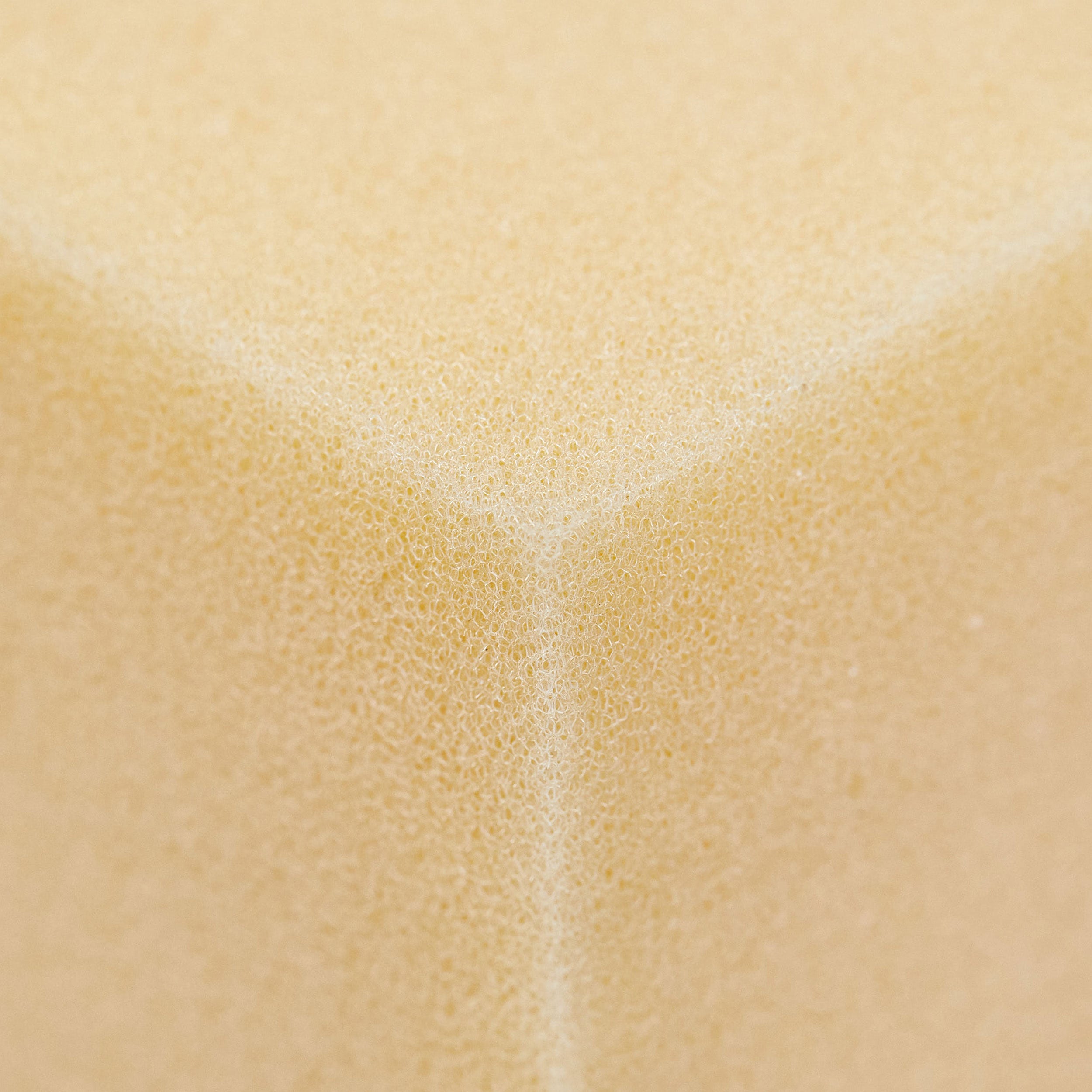 close up of foam