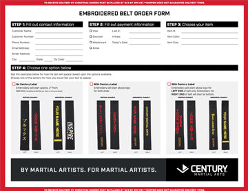 belt embroidery form 