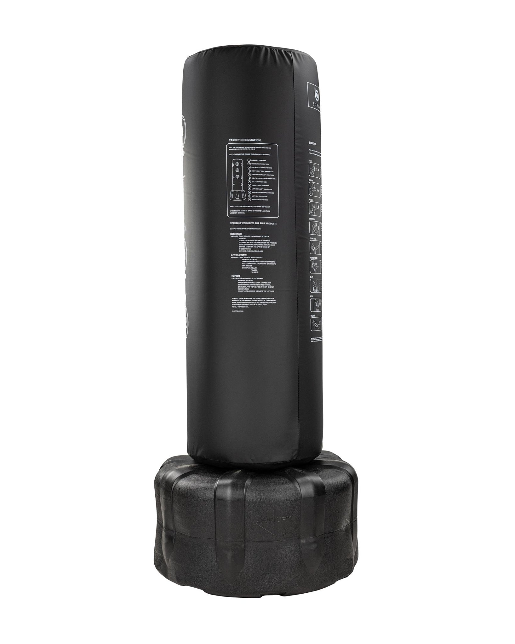 Brave XXL Wavemaster Workout Bag | Punching Bag With Zones