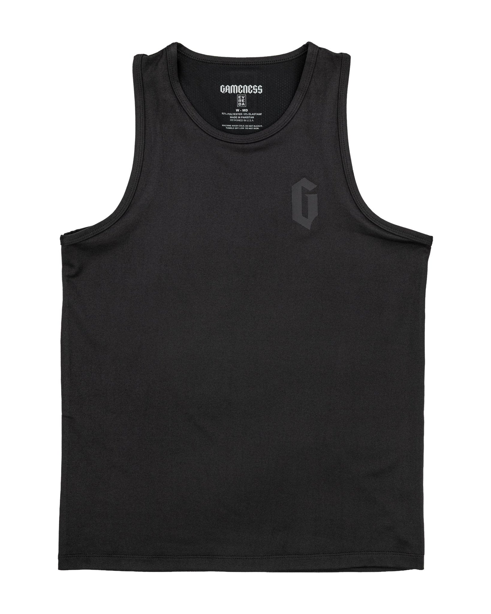 Gameness Girl's Evreda Tank Black