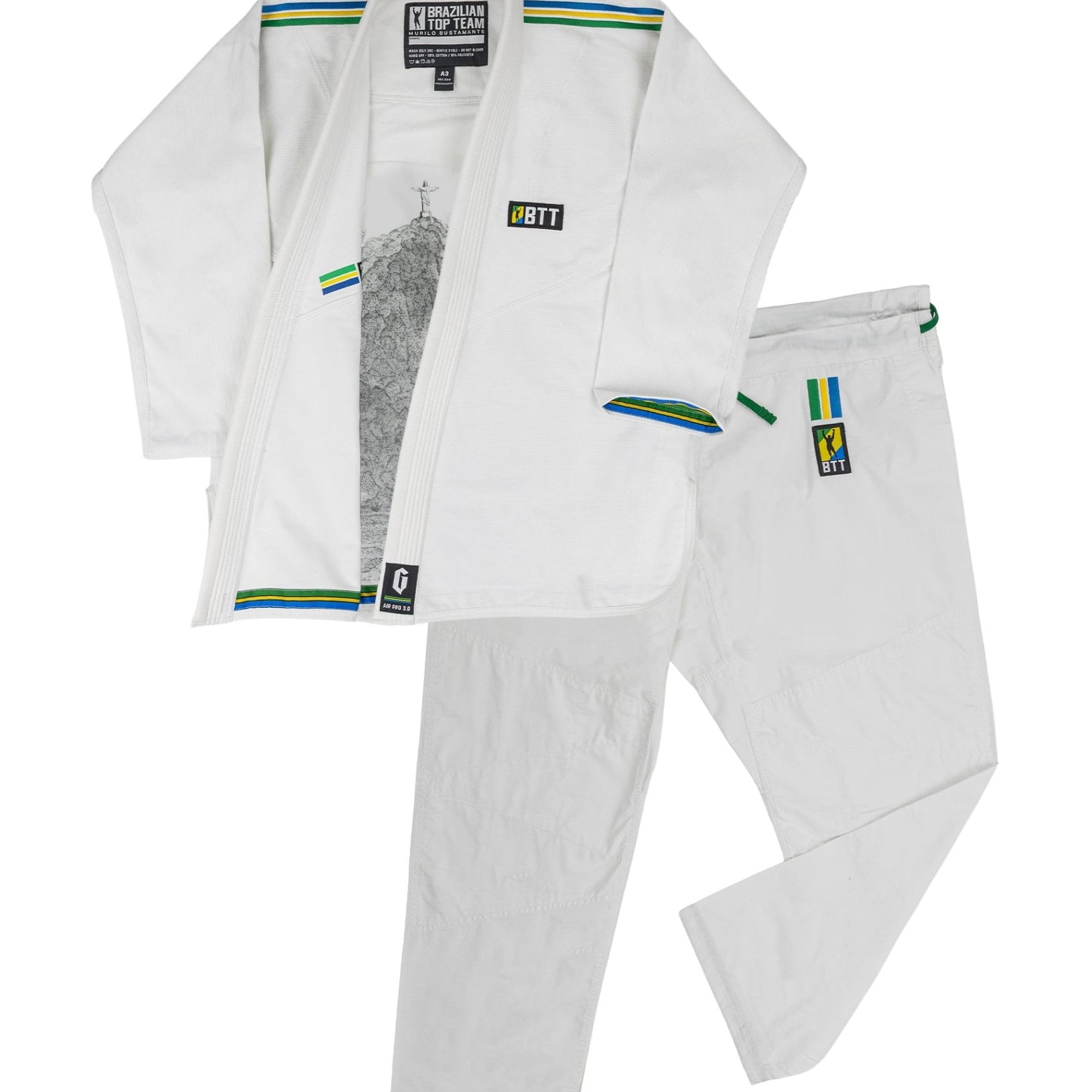 Gameness Men's Air Pro Gi 3.0 BTT White