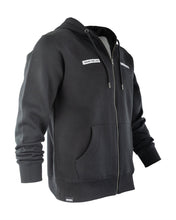 Gameness Men's Earned Zip-Up Hoodie - ready upon inventory pulling in Black
