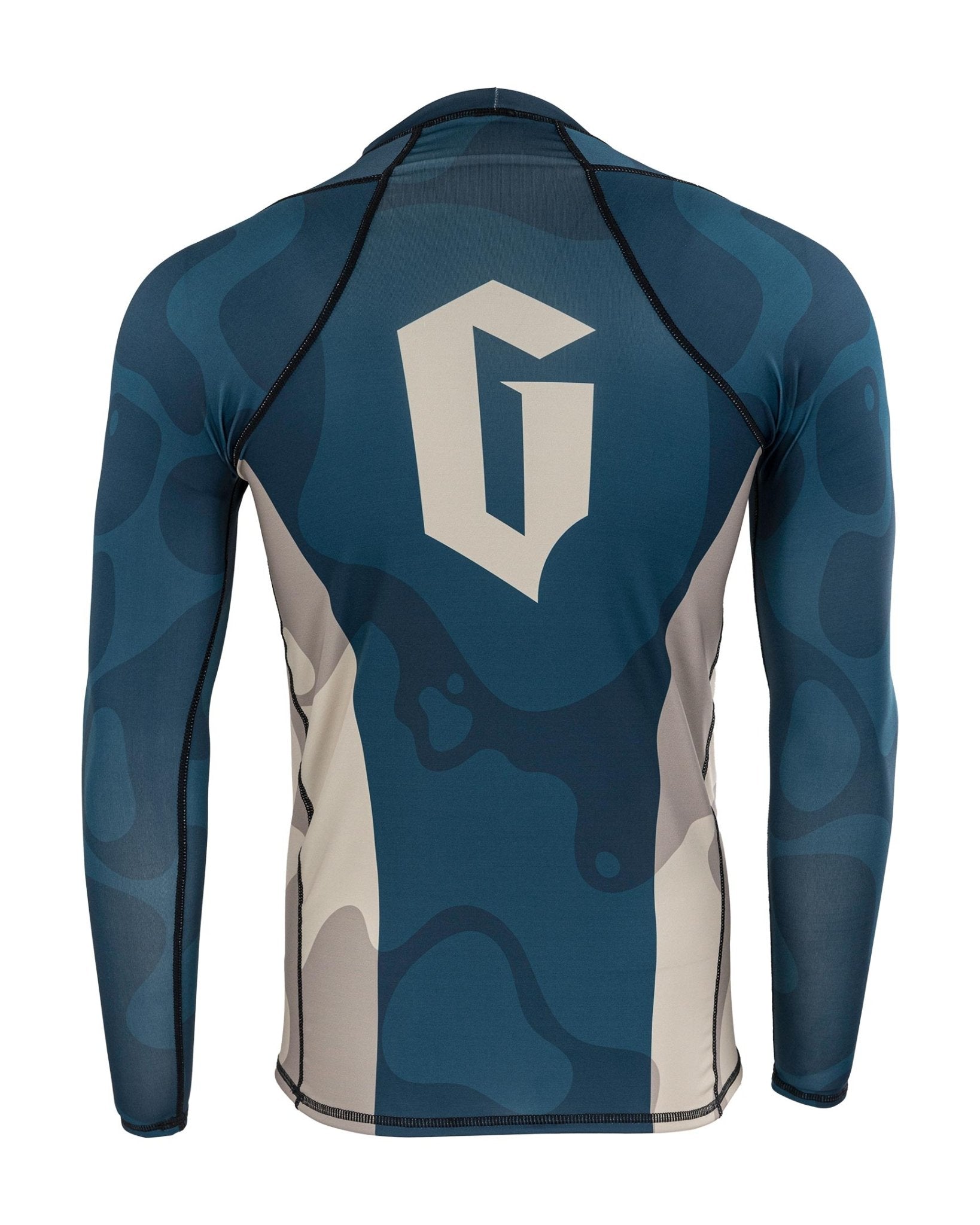 Gameness Mens Long Sleeved Meeting Of The Waters Rashguard