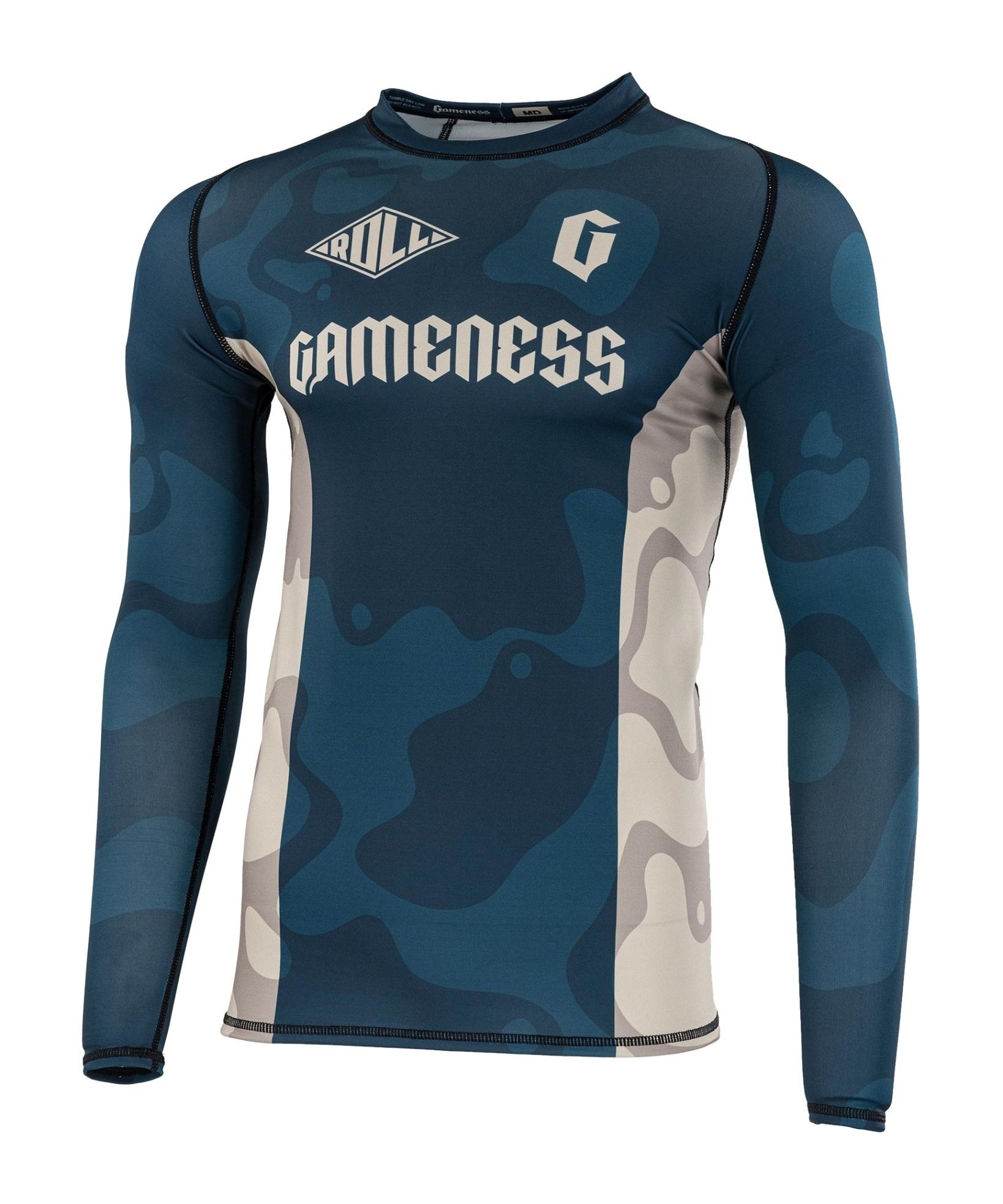 Gameness Mens Long Sleeved Meeting Of The Waters Rashguard