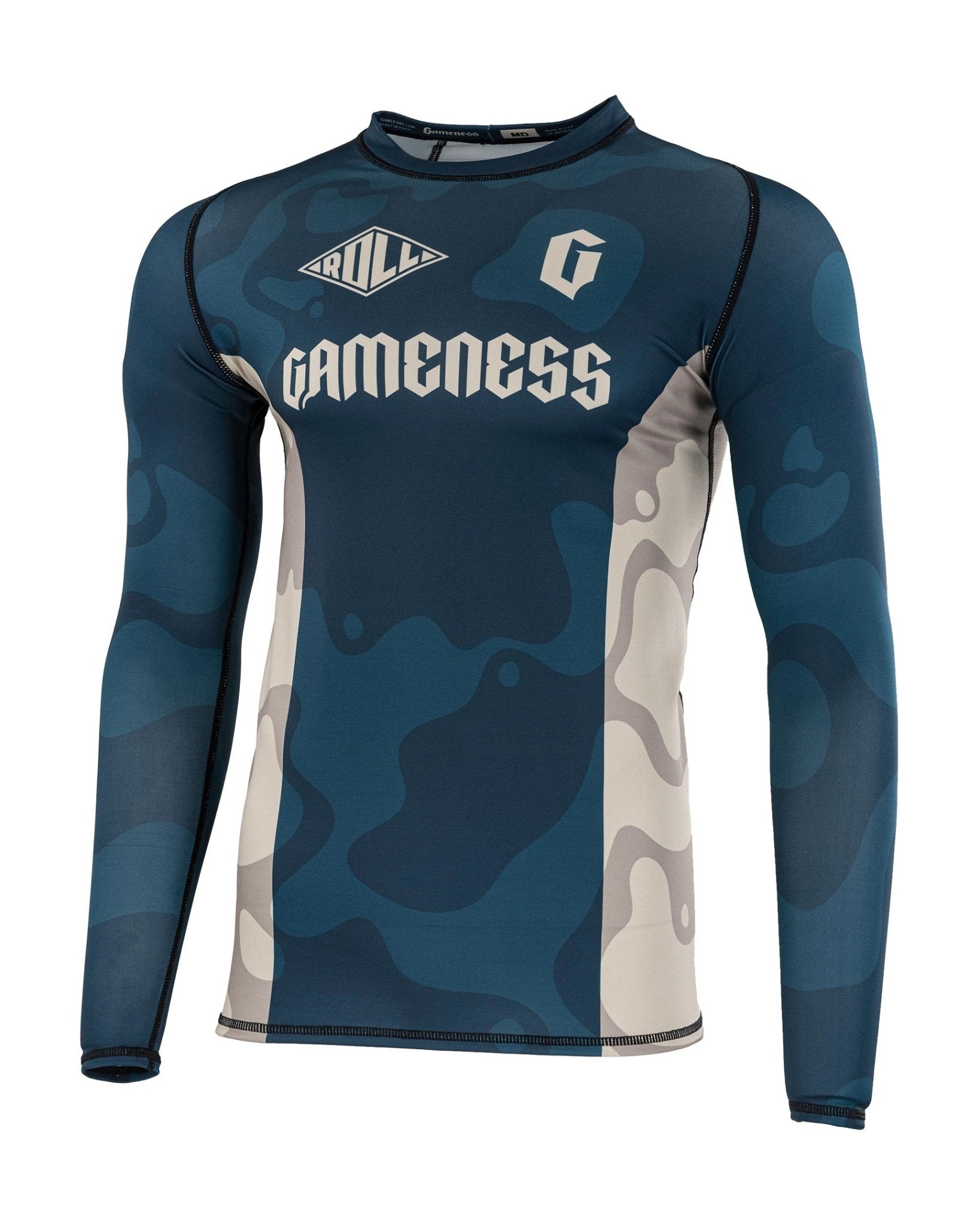 Gameness Men's Long Sleeved Meeting Of The Waters Rash Guard gameness-mens-long-sleeved-meeting-of-the-waters-rashguard-979968