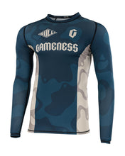 Gameness Mens Long Sleeved Meeting Of The Waters Rashguard