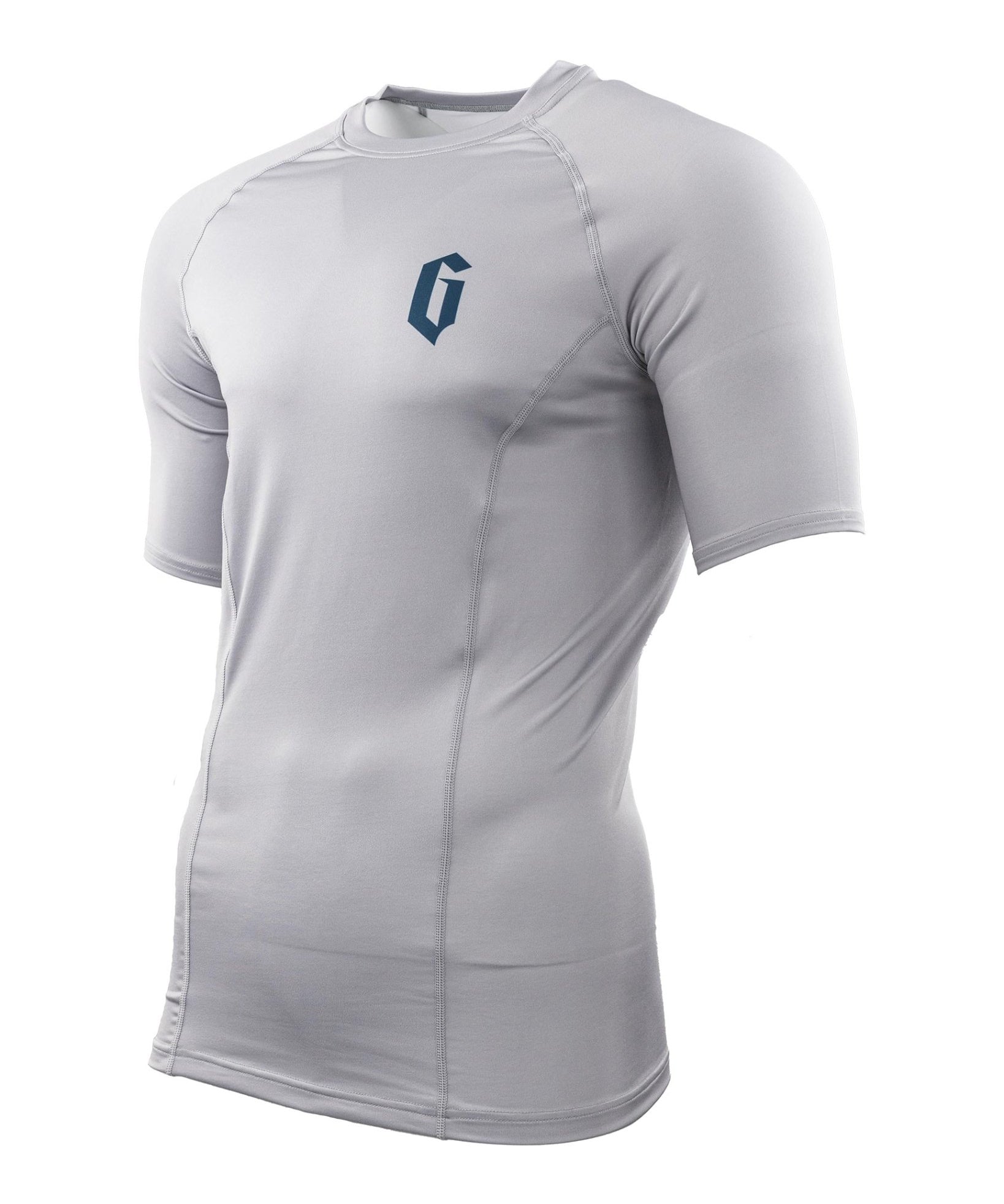 Gameness Men's Short Sleeve Solid Rash Guard