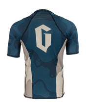 Gameness Mens Short Sleeved Meeting Of The Waters Rashguard