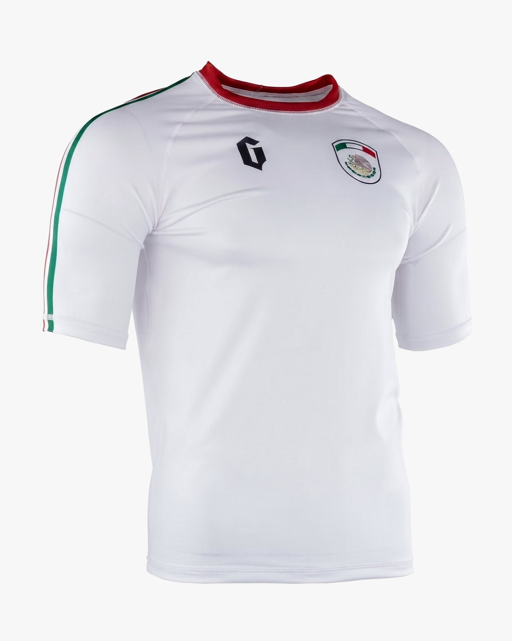 Gameness Mexico Short Sleeve Rash Guard White