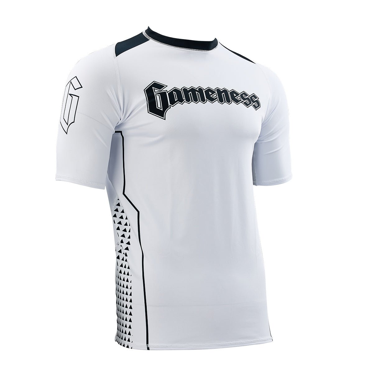 Gameness Short Sleeve Limited Edition Ranked Rashguard White