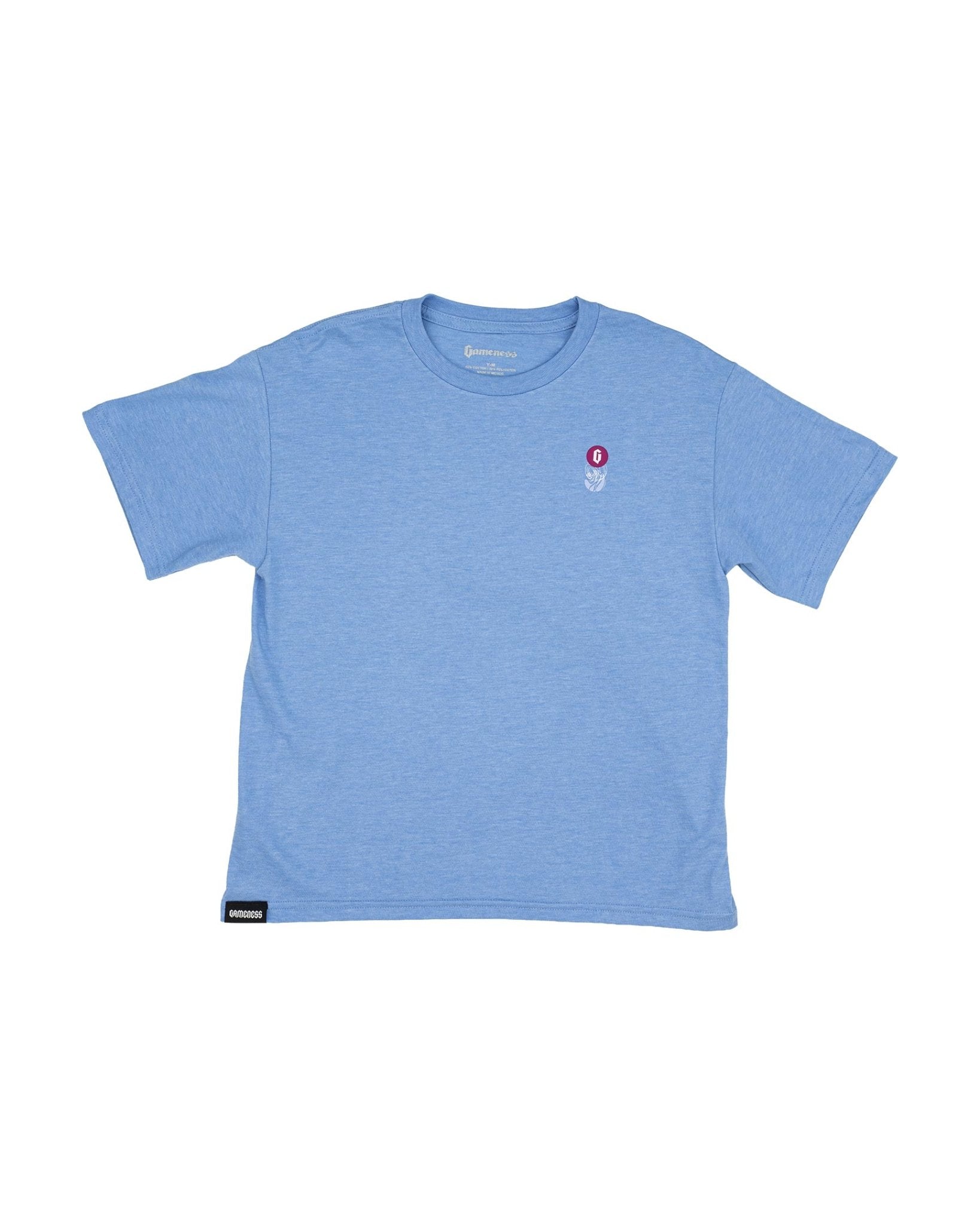 Gameness Tempest Girl’s Oversized Tee Heather Blue