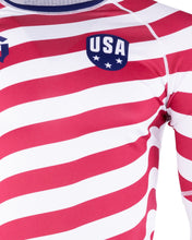 Gameness USA Stripes Short Sleeve Rash Guard