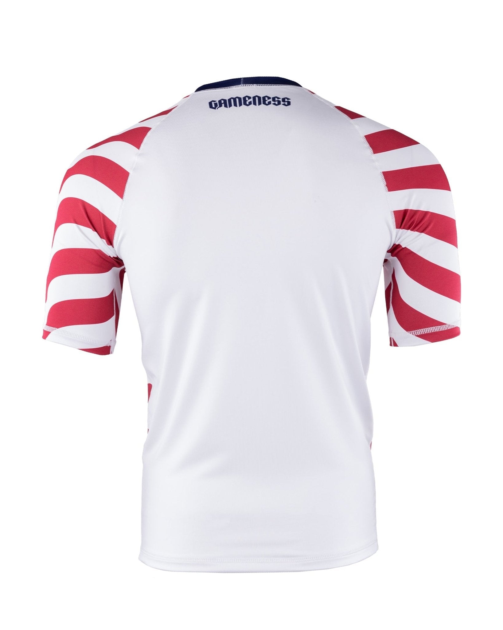 Gameness USA Stripes Short Sleeve Rash Guard
