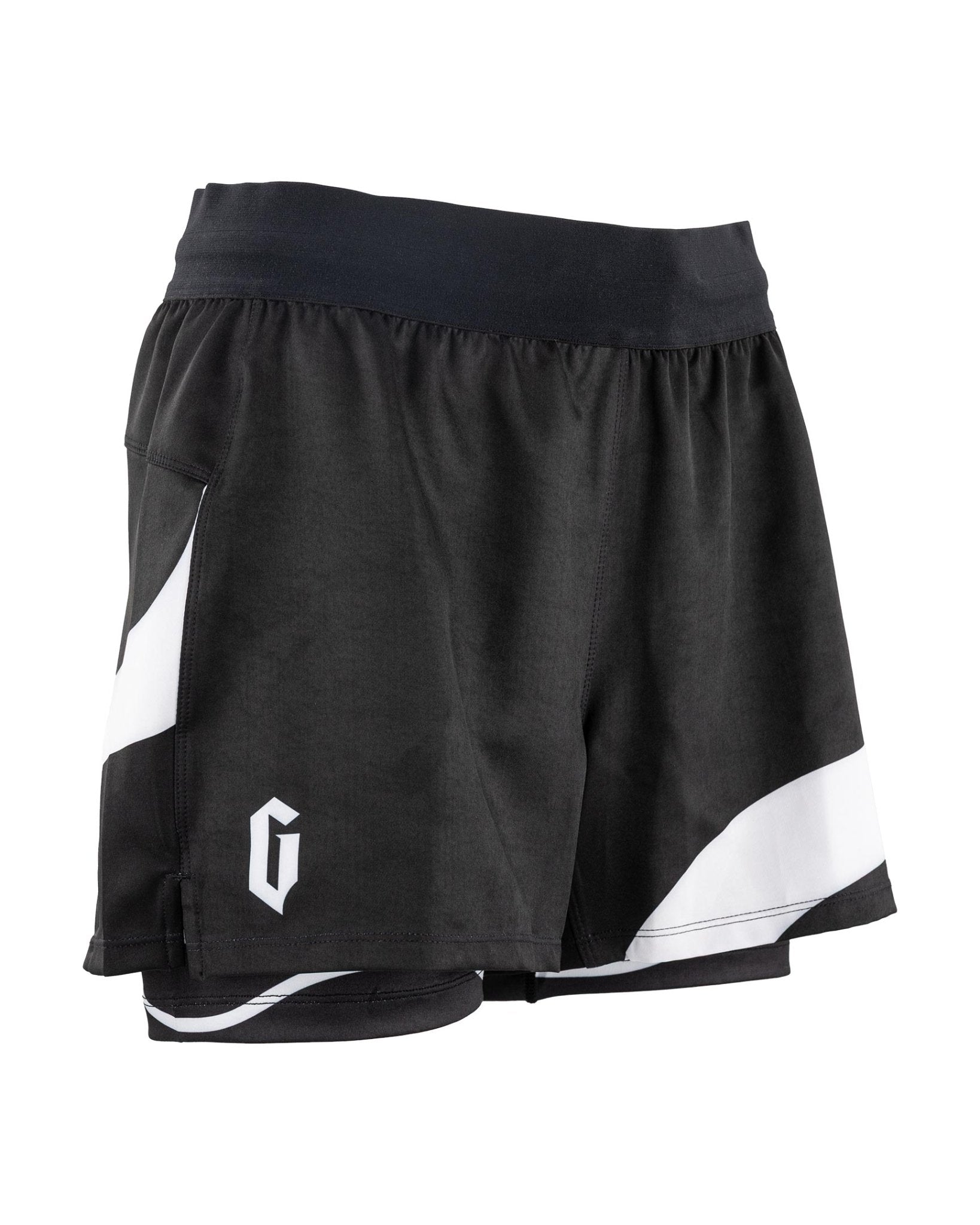 Gameness Women's Lined Pro Grappling Short - Flow gameness-womens-lined-pro-grappling-short-7775891