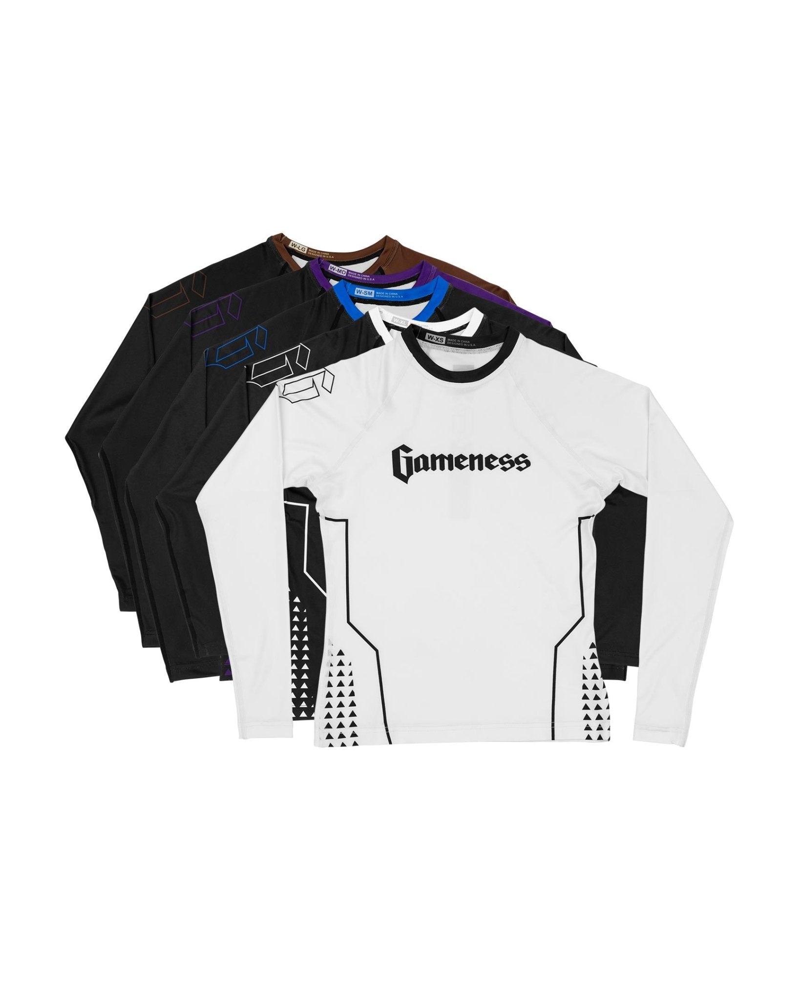 Gameness Women's Long Sleeve Ranked Rash Guard gameness-womens-long-sleeve-ranked-rash-guard-969028