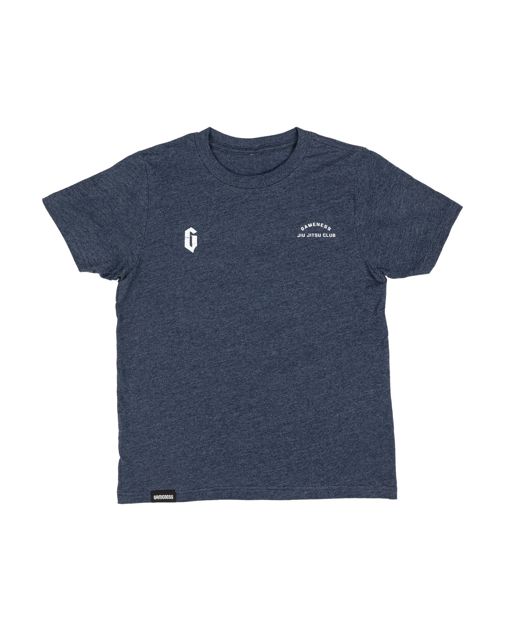 Gameness Youth Earned Tee - ready upon inventory pulling in Navy