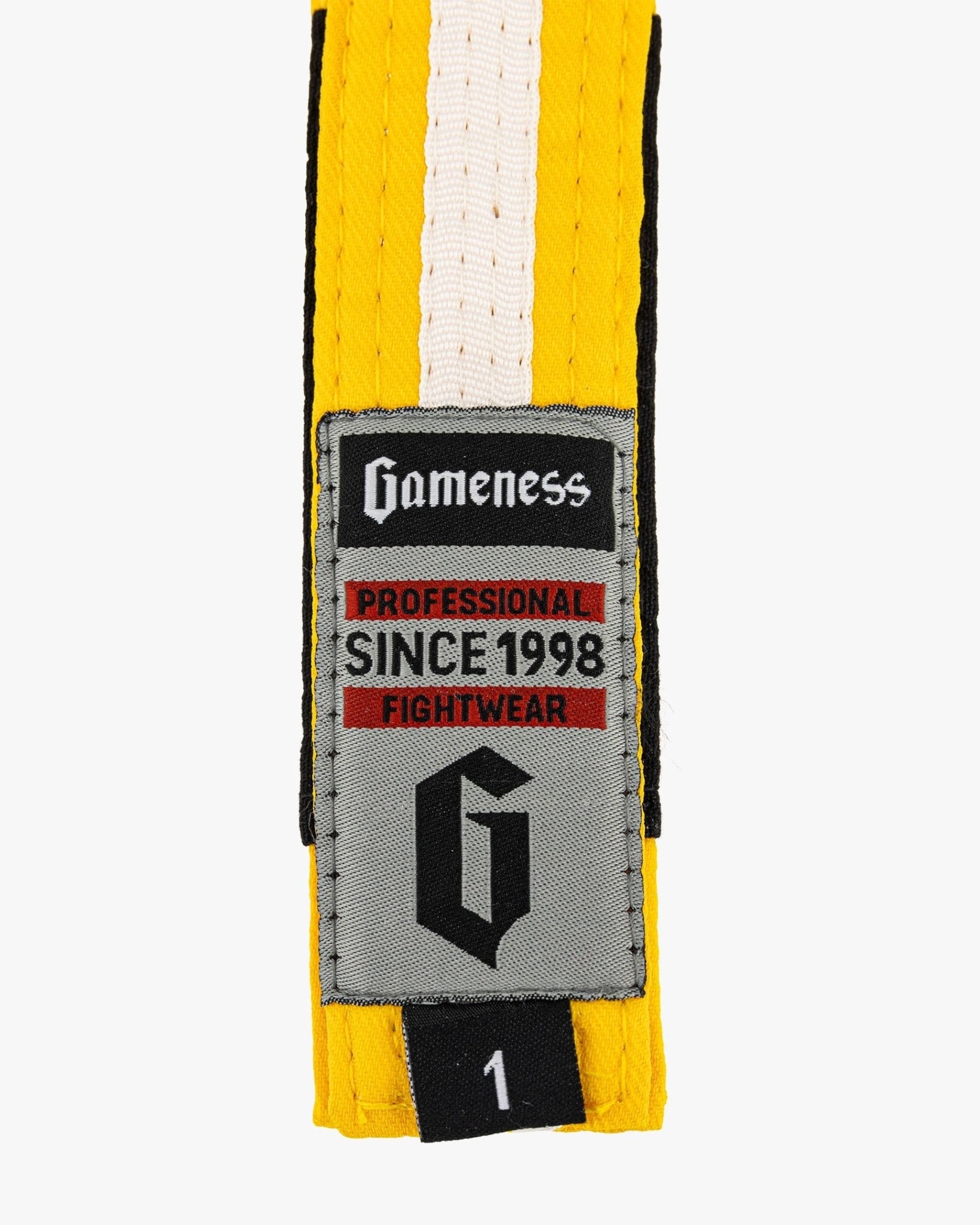 Gameness Youth Ultra-Light Striped Competition Belt gameness-youth-ultra-light-striped-competition-belt-8972464