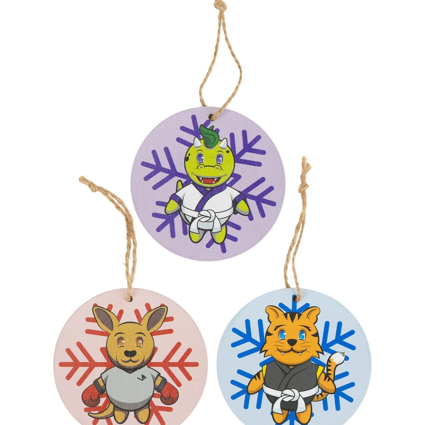 Lil' Dragon and Friends Ornaments - 3 Pack