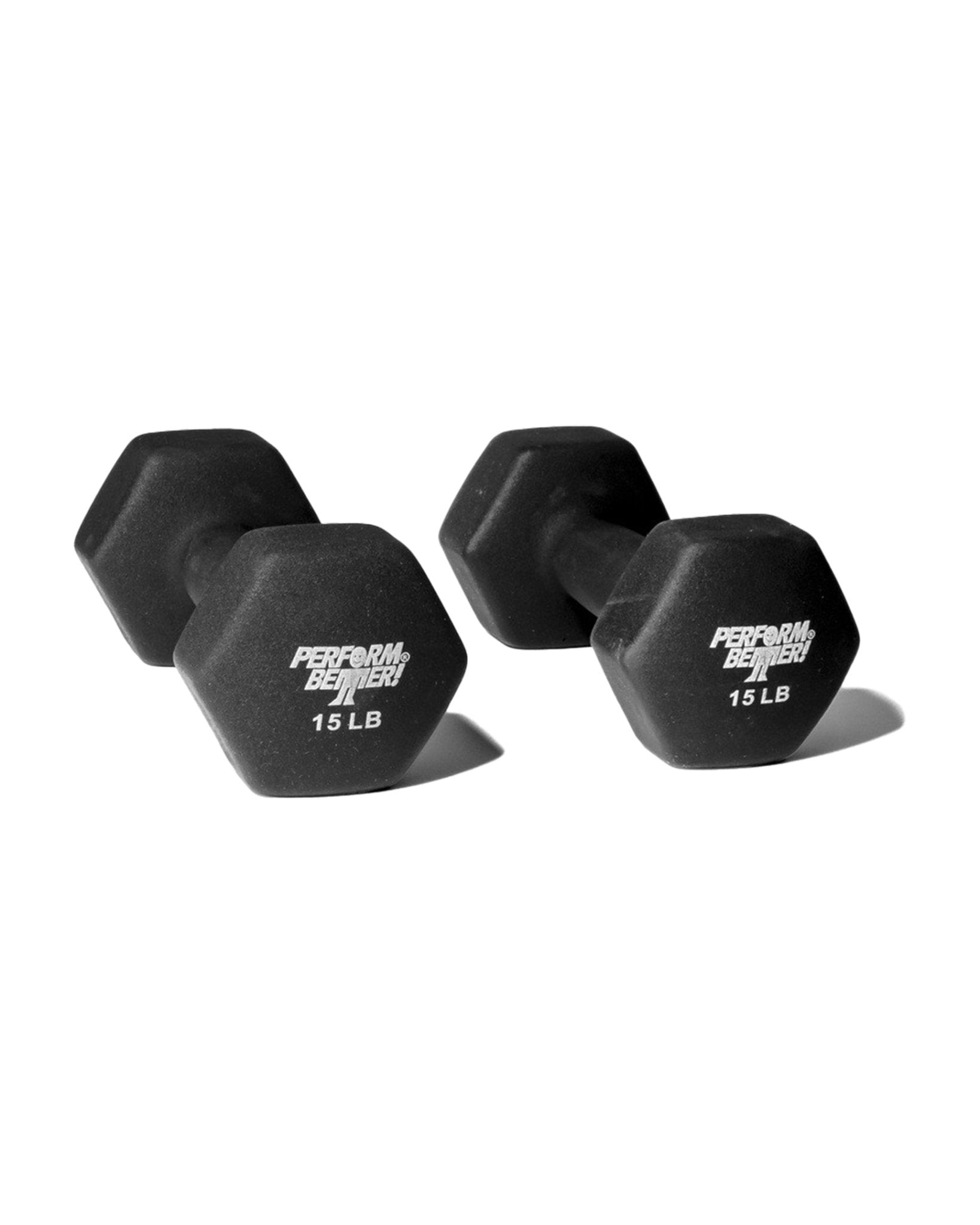 PB Neoprene Covered Dumbbells - 15 lb.